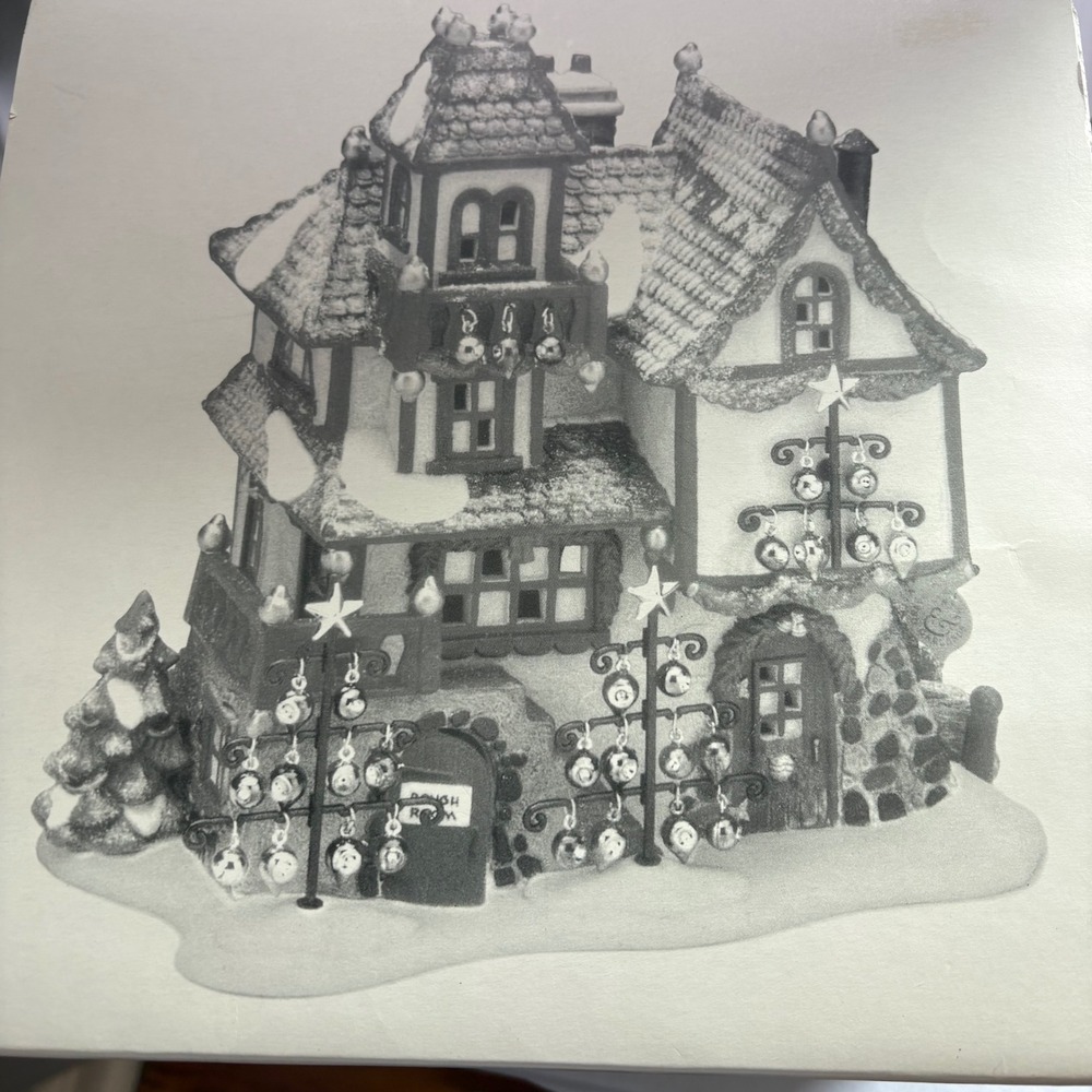 Department 56 North Pole Series Glass Ornament Works Christmas Village 56396 - Picture 8 of 8
